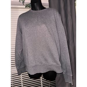 Nice women Michael Kors Crewneck Fleece Pullover Sweatshirt size large Good cond